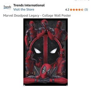 Trends international Marvel Deadpool Legacy - Collage Wall Poster